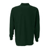 Vantage Men's Dark Forest Long Sleeve Soft-Blend Double-Tuck Pique Polo