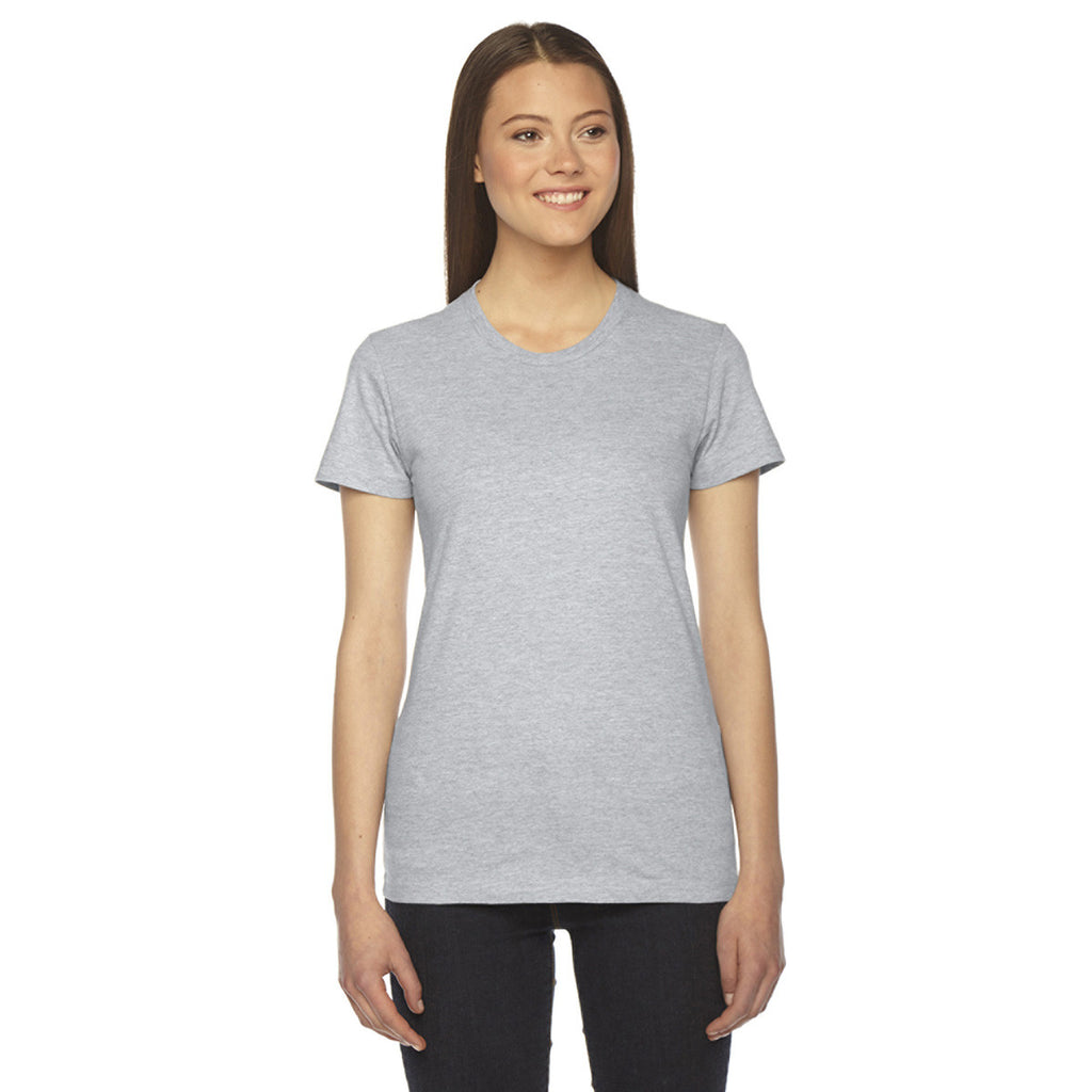 Heather grey t shirt american apparel best sale