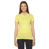 American Apparel Women's Lemon Fine Jersey Short-Sleeve T-Shirt