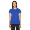American Apparel Women's Royal Blue Fine Jersey Short-Sleeve T-Shirt