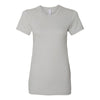 American Apparel Women's New Silver Fine Jersey Short Sleeve T-Shirt