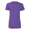 American Apparel Women's Purple Fine Jersey Short Sleeve T-Shirt