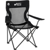 Coleman Mesh Black Quad Chair with Pocket (on back)