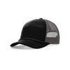 Richardson Black/Charcoal/Black Mesh Back Split Low Pro Foamie Trucker Hat