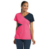 Barco Grey's Anatomy Women's Chateau Rose/Graphite Signature Color Block Top