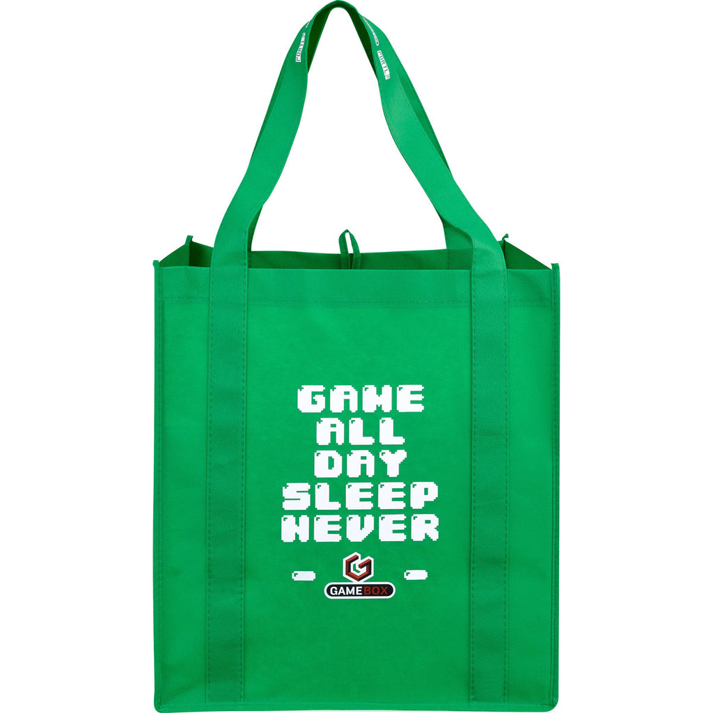 Leed's Bright Green Big Grocery Non-Woven Tote