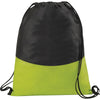 Leed's Lime PolyPro Non-Woven Drawstring Sportspack
