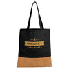 Leed's Black Cotton and Cork Convention Tote