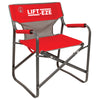 Coleman Steel Deck Red Chair with Mesh