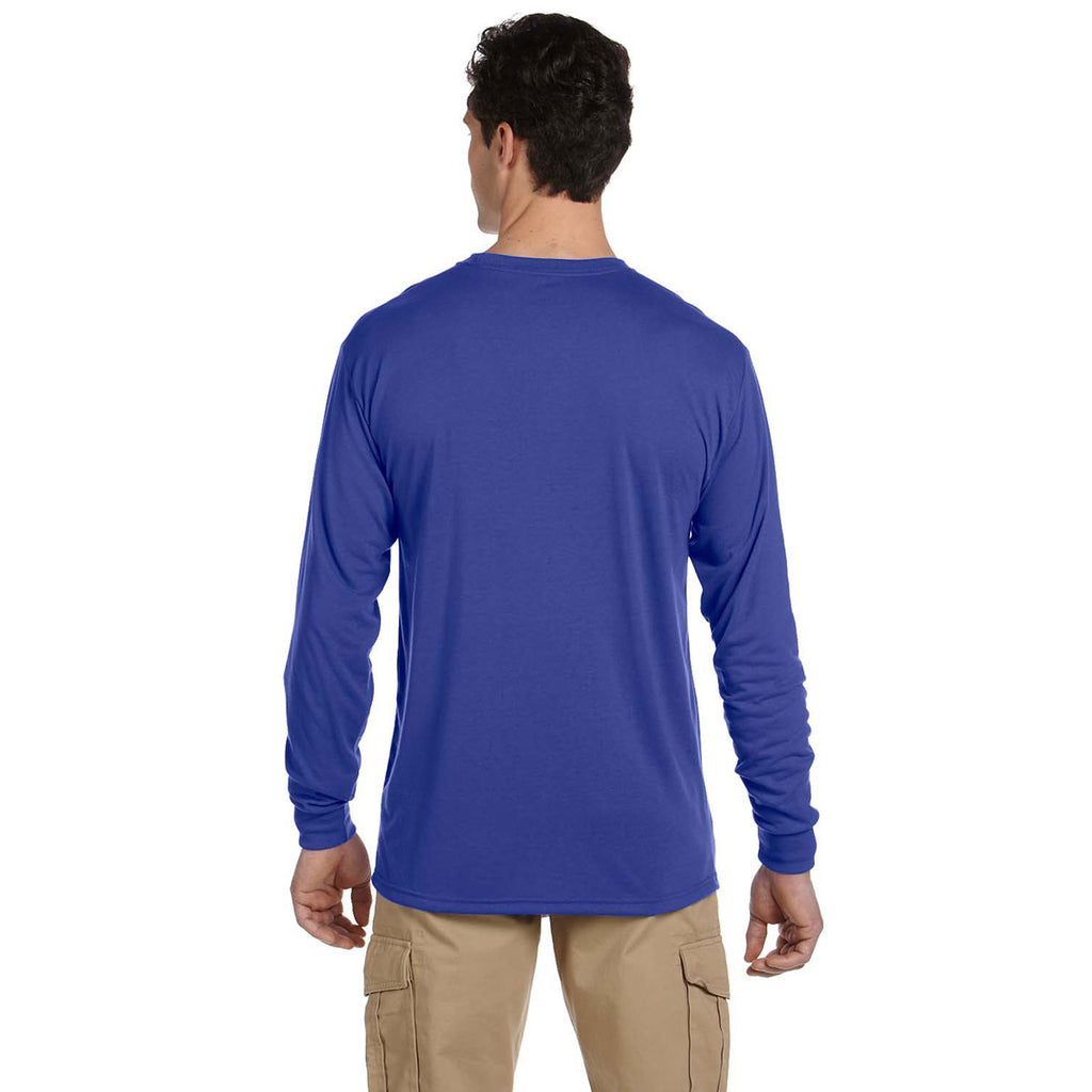 Jerzees Men's Royal 5.3 Oz Dri-Power Sport Long-Sleeve T-Shirt
