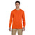 Jerzees Men's Safety Orange 5.3 Oz Dri-Power Sport Long-Sleeve T-Shirt