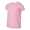 American Apparel Youth Pink Fine Jersey Short Sleeve T-Shirt
