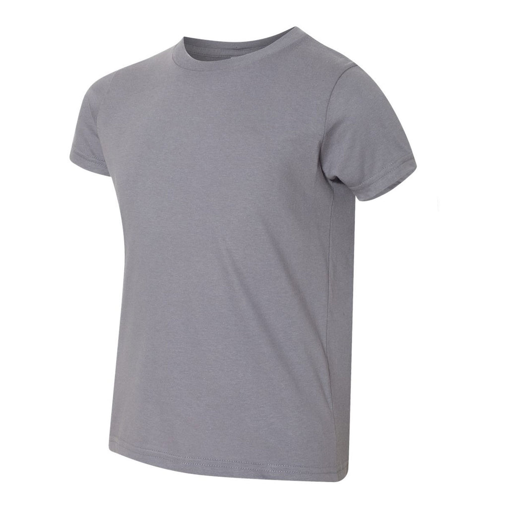 American Apparel Youth Slate Fine Jersey Short Sleeve T-Shirt