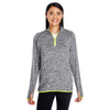 Holloway Women's Carbon Heather/Bright Yellow Force Training Top