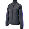 Holloway Women's Carbon/Purple Bionic Jacket