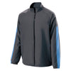 Holloway Men's Carbon/University Blue Bionic Jacket