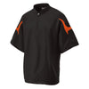 Holloway Men's Black/Orange Short Sleeve Equalizer Jacket