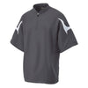 Holloway Men's Graphite/White Short Sleeve Equalizer Jacket