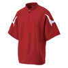 Holloway Men's Scarlet/White Short Sleeve Equalizer Jacket
