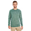 Holloway Men's Forest Heather Electrify 2.0 Long-Sleeve