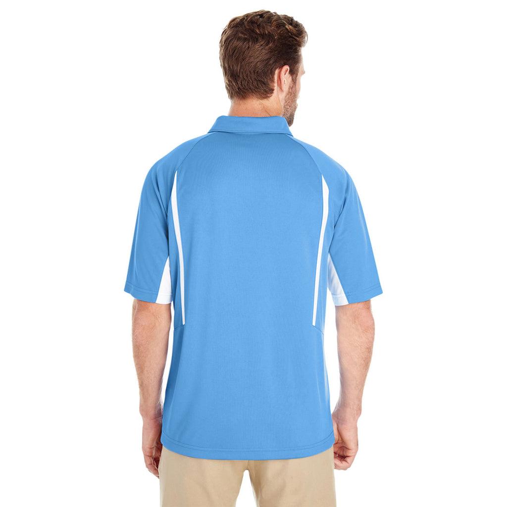 Holloway Men's University Blue/White Avenger Short-Sleeve Polo