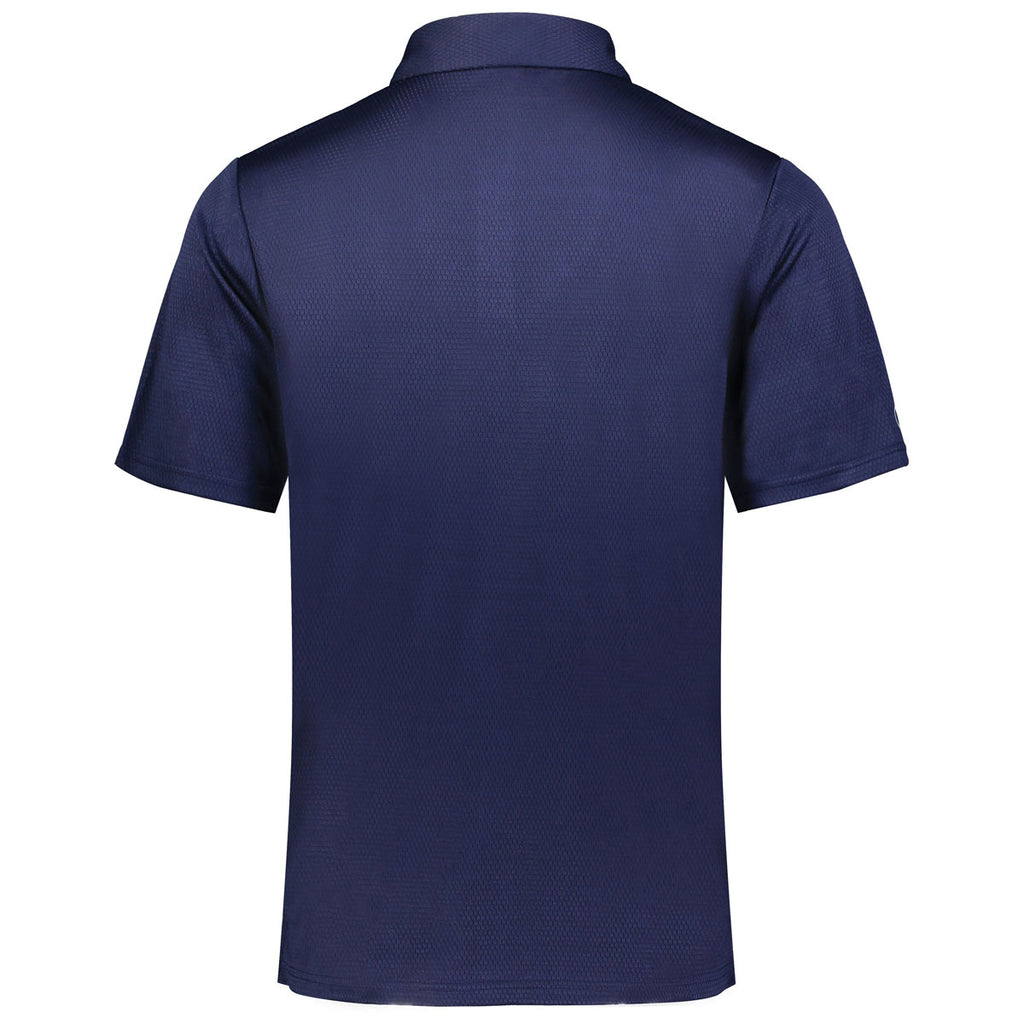 Holloway Men's Navy/Gold Prism Bold Polo