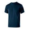 Holloway Youth Navy Polyester Short Sleeve Gauge Shirt