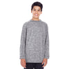 Holloway Youth Graphite Heather Electrify 2.0 Long-Sleeve