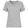 Holloway Women's Athletic Grey Heather Electrify Coolcore Tee