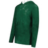 Holloway Men's Dark Green Cloud Print Stock Cotton-Touch Poly Hoodie