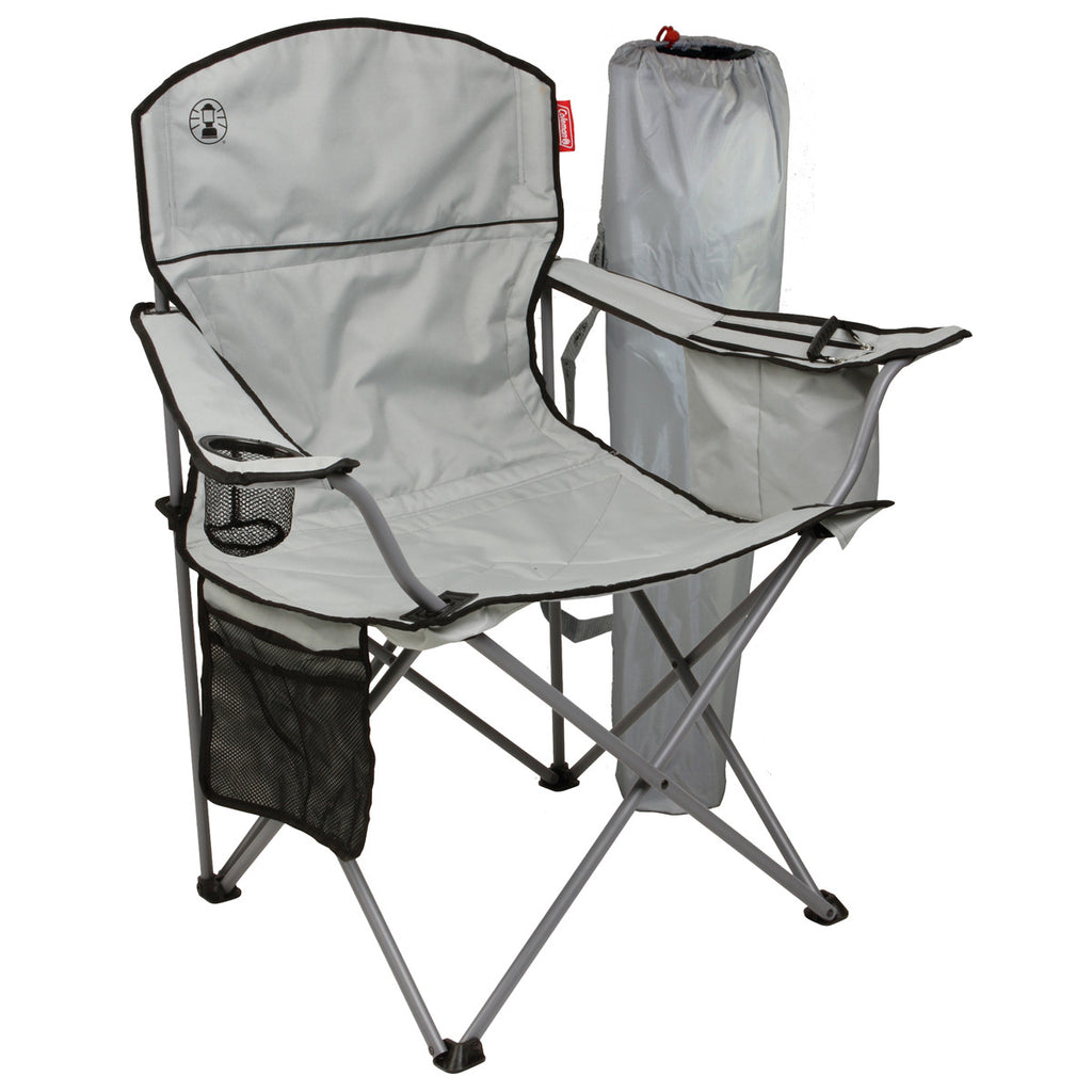 Coleman Cooler Grey Quad Chair