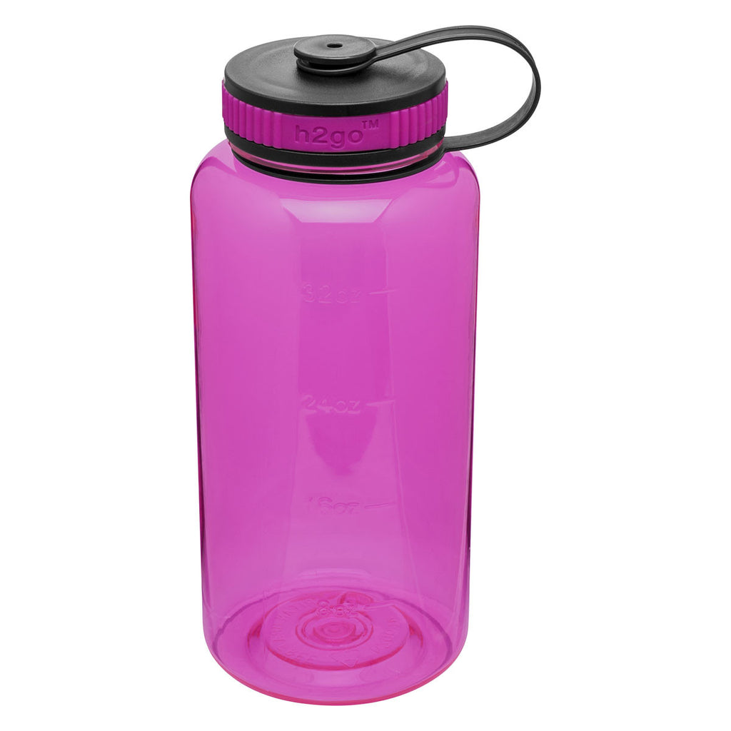 H2Go Fuchsia Wide Bottle 34 oz