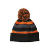 Holloway Black/Orange/Graphite Acrylic Rib Knit Comeback Beanie