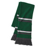 Holloway Forest/White/Graphite Acrylic Rib Knit Comeback Scarf