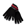 Holloway Black/Scarlet/Graphite Acrylic Rib Knit Comeback Gloves