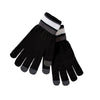 Holloway Black/White/Graphite Acrylic Rib Knit Comeback Gloves
