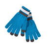 Holloway Bright Blue/White/Graphite Acrylic Rib Knit Comeback Gloves