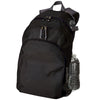 Holloway Black/Black/Graphite Dobby Polyester Backpack