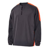Holloway Men's Carbon/Orange Bionic Quarter Zip Pullover