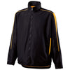 Holloway Men's Black/Light Gold Full Zip Hooded Aggression Jacket