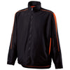 Holloway Men's Black/Orange Full Zip Hooded Aggression Jacket
