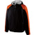 Holloway Men's Black/Orange Full Zip Hooded Homefield Jacket