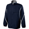 Holloway Men's Navy/White Full Zip Hooded Circulate Jacket