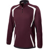 Holloway Youth Maroon/Black/White Transform Pullover