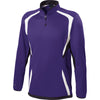Holloway Youth Purple/Black/White Transform Pullover