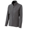 Holloway Women's Graphite/Black Soft Shell Full Zip Revival Jacket