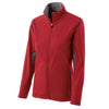 Holloway Women's Scarlet/Grphite Soft Shell Full Zip Revival Jacket