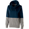 Holloway Women's Navy/Charcoal Heather Ration Hoodie