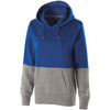 Holloway Women's Royal/Charcoal Heather Ration Hoodie