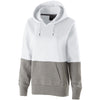 Holloway Women's White/Charcoal Heather Ration Hoodie